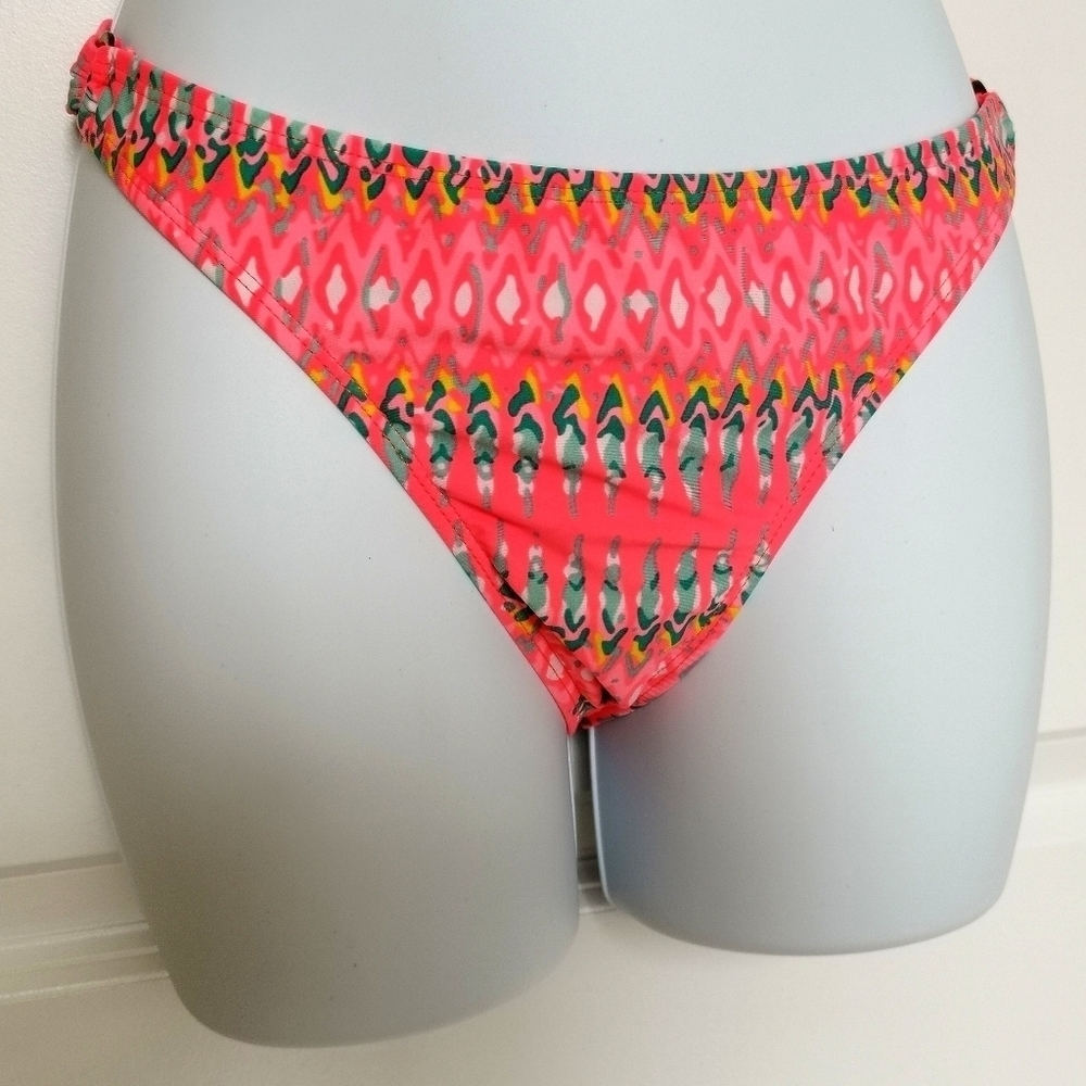 Nwt bikini bottom hot peach pink size S